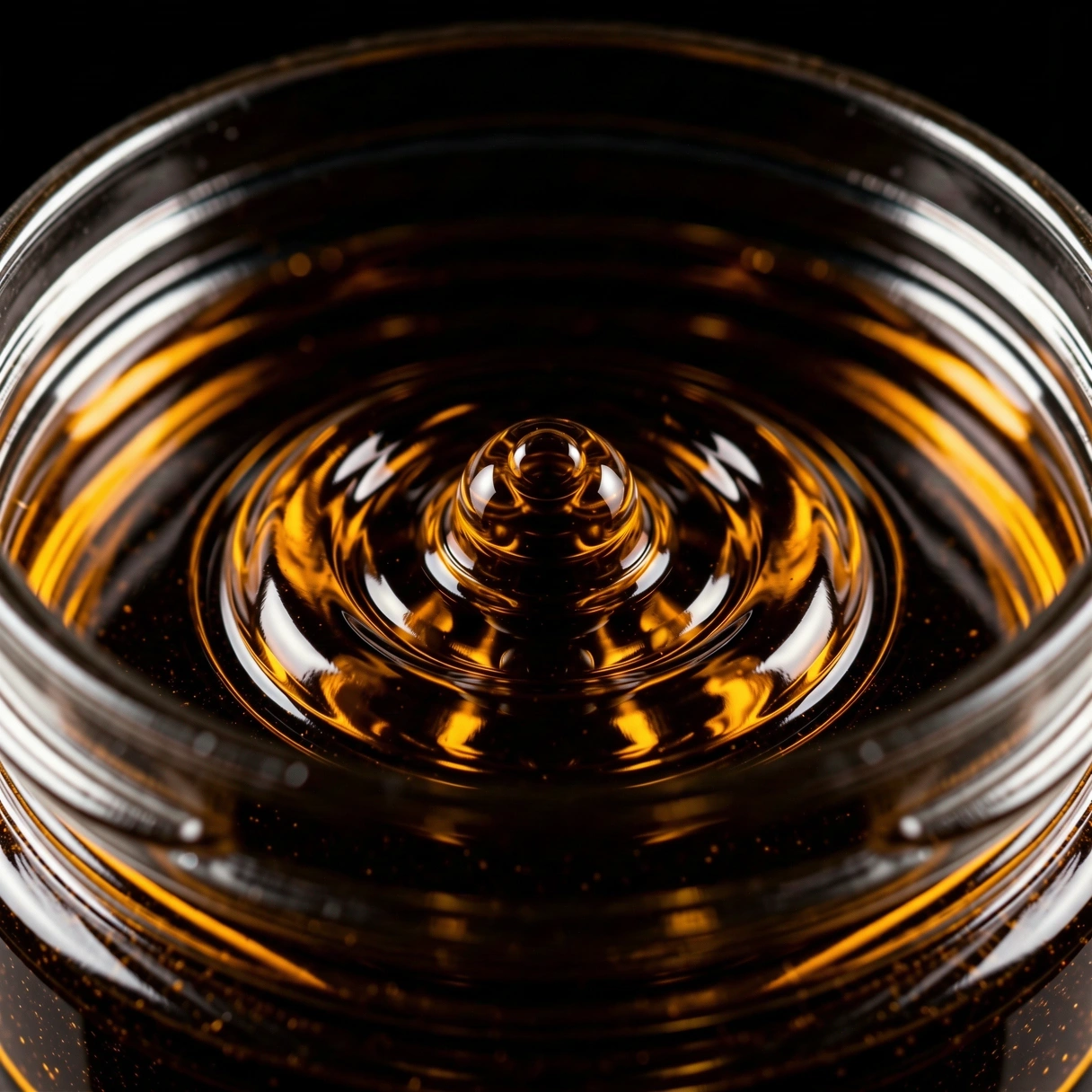 Macro botanical extract droplet